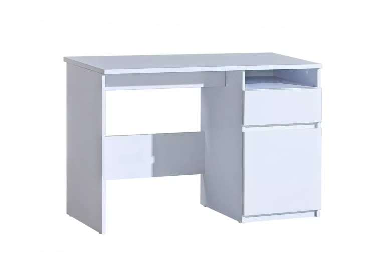 Schreibtisch mit Schublade 120 cm Arca 07 Weiß