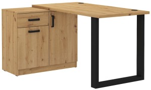 Ecktisch Malta 130 Eiche Artisan