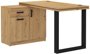 Ecktisch Malta 140 Eiche Artisan