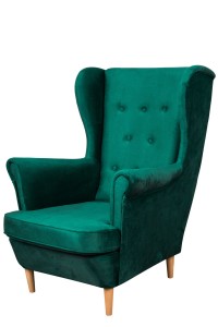 Ohrensessel Floki Dunkelgrün