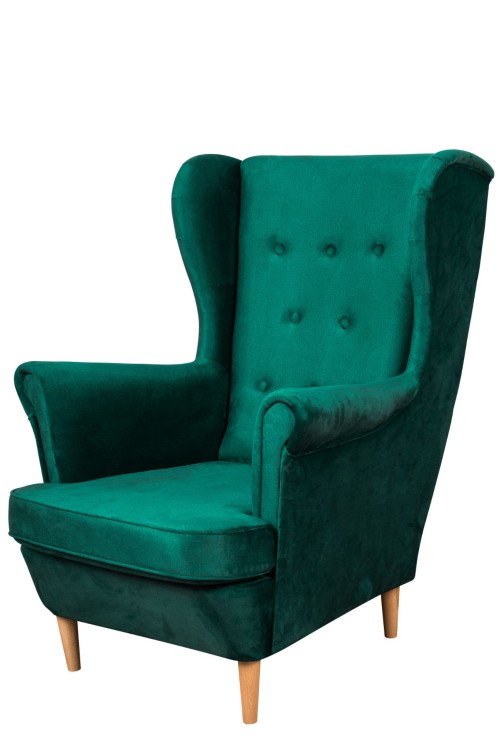 Ohrensessel Floki Dunkelgrün