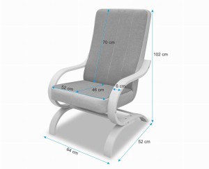 Girona H04 Graphit/Grau finca Sessel