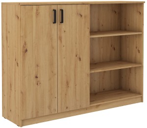 Bürokommode mit Einlegeböden Malta 830 2D Eiche Artisan