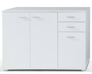 2-Schubladen-Kommode 3D 2S Mike 1 Weiß