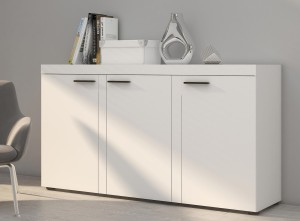 Rumba WH22 3D Kommode Weiß