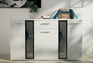 Kommode Salsa WH20 3D 1S Weiß