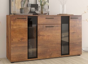 Kommode mit Schublade Salsa DL20 3D 1S Eiche Lefkas