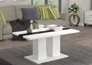 Boston Couchtisch 110x60 Weiß