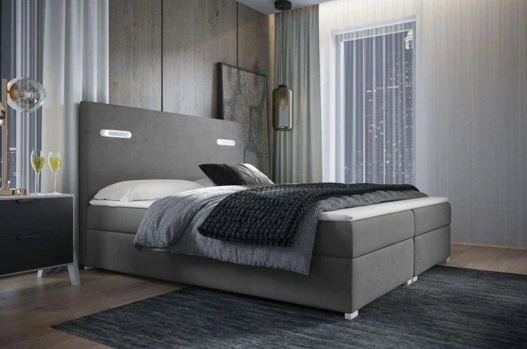 Boxspringbett Anthony 180x200 Graphit