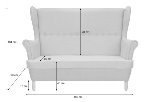 Ushak Sofagarnitur + 2x Sessel Grau