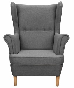 Set aus uszak Sofa + 2x Sessel Graphit