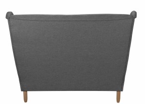 Set aus uszak Sofa + 2x Sessel Graphit