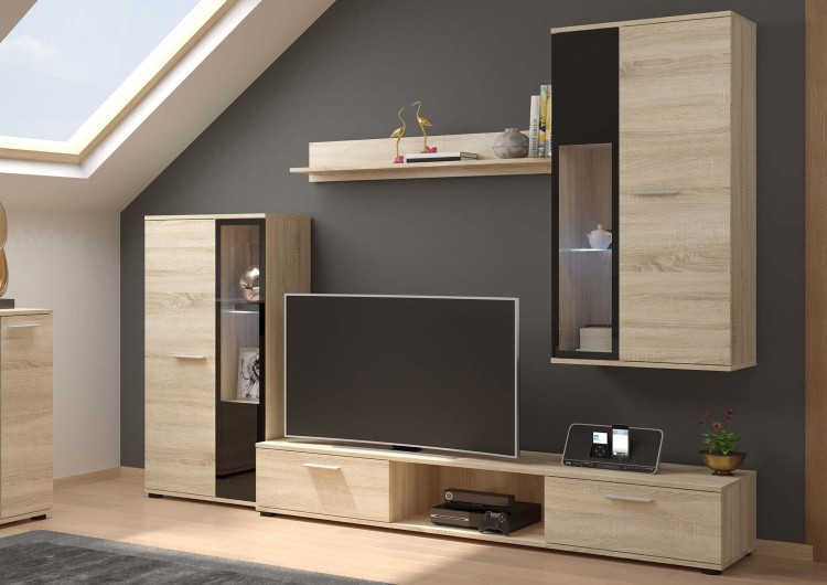 Oberschrank Salsa SO01 Sonoma Eiche + LED