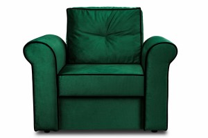 Ecksofa Trevor und Sessel Dunkelgrün
