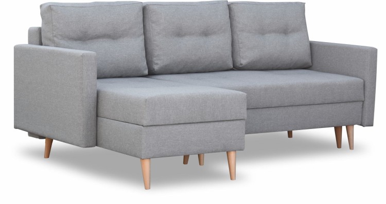 Ecksofa mit Schlaffunktion Malmö Grey