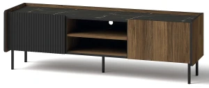 RTV-Schrank 150 cm Prestigo P7 2D Schwarznuss/San Sebastian