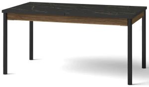 Klapptisch Prestigo P14 160/240x90 Schwarz/Eiche/San Sebastian