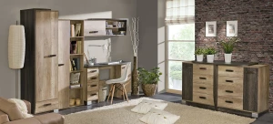 Wäscheschrank Romero R6 1D Eiche Canyon
