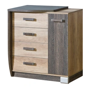 Kommode mit Schubladen links Romero R14L Eiche Canyon/Arusha