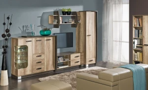 Schrank mit Schublade links Romero R17L Eiche Canyon/Arusha