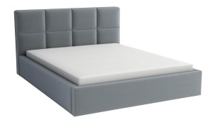 Doppelbett 160x200 mit Matratze - Alaska Grey