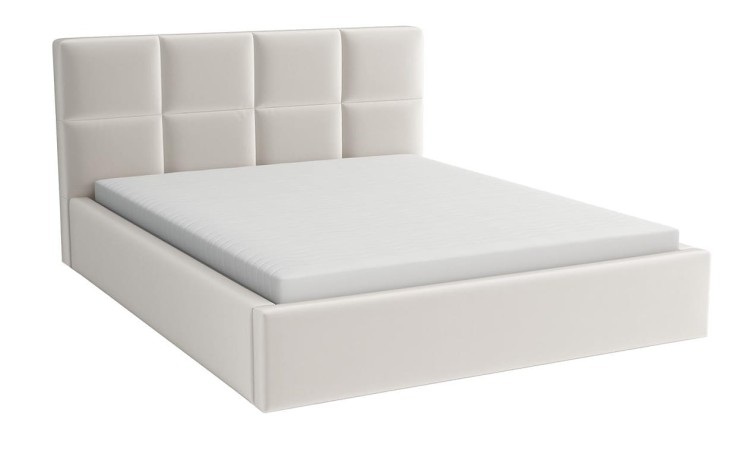 Doppelbett 140x200 mit Matratze - Alaska Cream