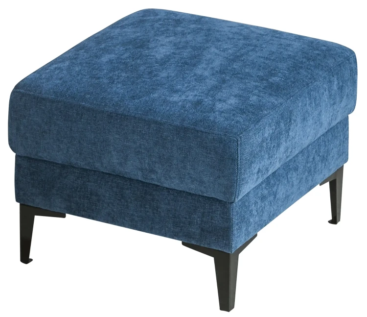 Imperia Fußstütze Sitz Pouffe Blau