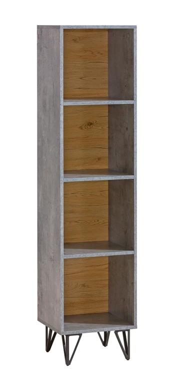 Offenes Bücherregal für Wohn- und Schlafzimmer 35 cm Lofter LO11 Concrete Millenium