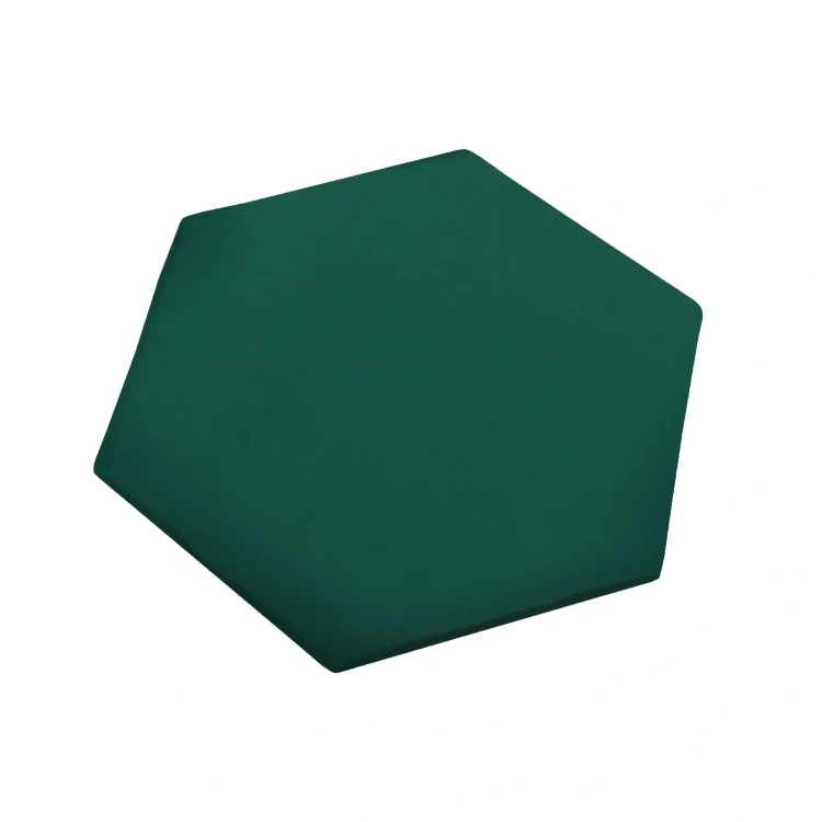 Wandpolster 3D Honigwabe 35x45 grün