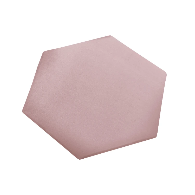 Wandpolster 3D Honigwabe 35x45 rosa