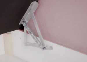 Einzelbett mit Box Hirek 80x180 Rosa