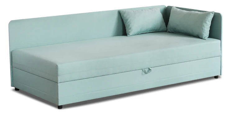 Einzelbett mit Box Hirek 80x200 Minze