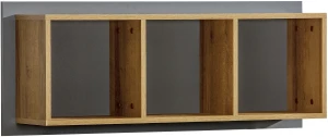 Hängebücherregal 104,5 cm für Jugendzimmer Verso W12 Eiche Riveria
