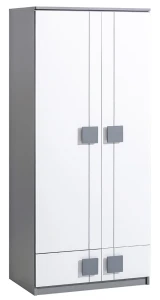 Garderobe 80 cm Gumi G1 Weiß/Antrazit
