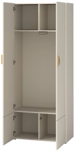Kleiderschrank Melo ME1 für Schlafzimmer Kaschmir