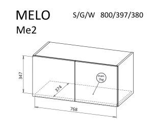 Kleiderschrank Erweiterung Melo ME2 Kaschmir