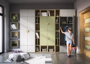 Kommode für das Schlafzimmer und das Wohnzimmer Melo ME6 Kaschmir Avocado