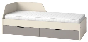 Jugendbett mit Matratze 90x200 Melo ME9 Cashmere Anthrazit