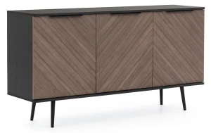 Kommode für Wohnzimmer 150 cm Pinelli PN-01 Black Graphite/Captains Deck