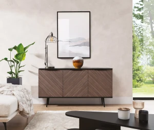 Kommode für Wohnzimmer 150 cm Pinelli PN-01 Black Graphite/Captains Deck