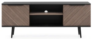 RTV Schrank für Wohnzimmer 150 cm Pinelli PN-04 Black Graphite/Captains Deck