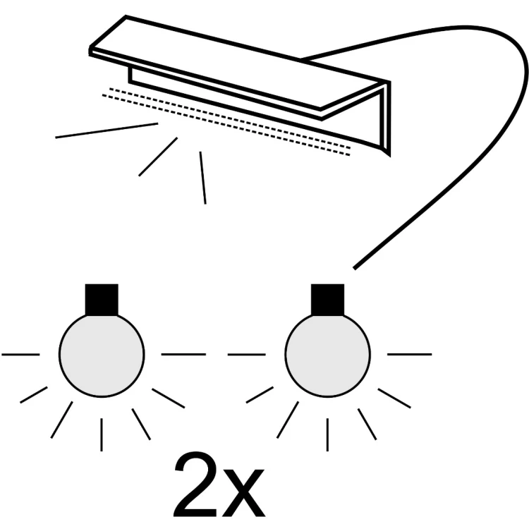 LED-Beleuchtung ACS-02 2-Punkt-Clip on
