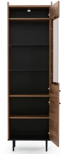 Vitrine Vasina VS09 für das Wohnzimmer mit LED Brandy Castello
