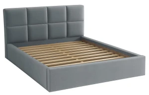Einzelbett 120x200 mit Matratze - Alaska Grey