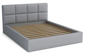 Jugendbett 120x200 mit Container - Alaska Grey eco leather