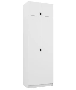 Garderobe mit Erweiterung 80 cm Weiß