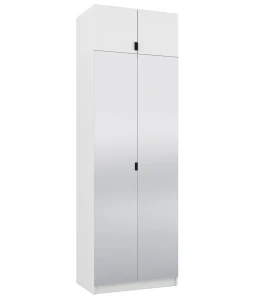 Garderobe mit zwei Spiegeln und Verlängerung 80 cm FOXEN Weiß