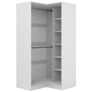 Eckschrank 50 cm für modularen Kleiderschrank FOXEN Weiß