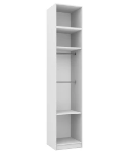 Kleiderschrank mit offenem Oberteil 50 cm für den modularen Kleiderschrank FOXEN Weiß