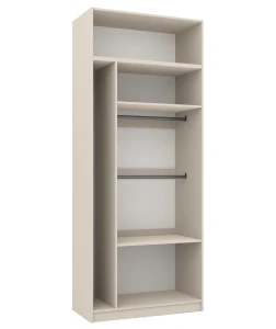 Kleiderschrank mit offenem Oberteil 100 cm für den modularen Kleiderschrank FOXEN Cashmere
